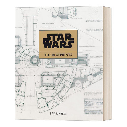 英文原版 Star Wars The Blueprints 星球大战 蓝图 概念草图 精细蓝图 J. W.林兹勒 英文版 进口英语原版书籍