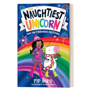 英文版 书籍 And Festival 独角兽系列11 Firework Unicorn The 进口英语原版 英文原版 独角兽和烟火节 Naughtiest