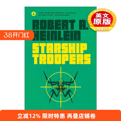 英文原版 Starship Troopers 星船伞兵 科幻冒险小说 异乡异客作者罗伯特·海因莱因 英文版 进口英语原版书籍
