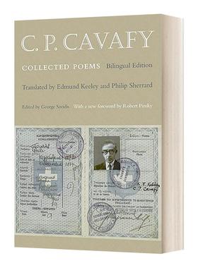 英文原版 C. P. Cavafy Collected Poems 朱敬卡瓦菲 诗集 英文版 进口英语原版书籍