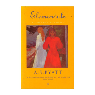 英文原版 Elementals 元素 火与冰的故事 A.S.拜厄特故事集 英文版 进口英语原版书籍