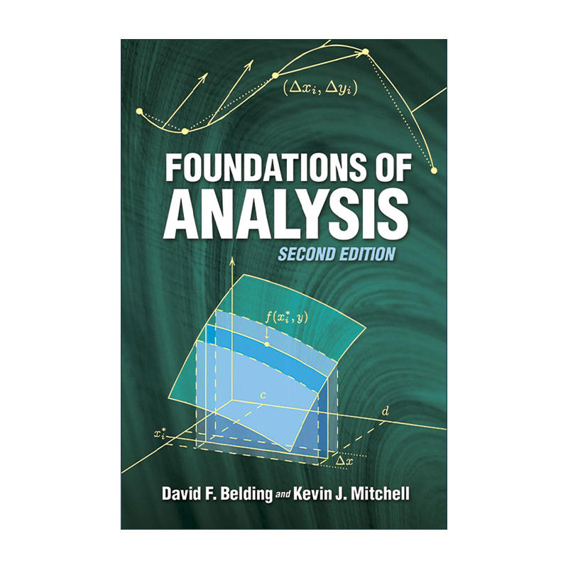 英文原版 Foundations of Analysis 分析基础 第二版 数学 天生我材作者Kevin J Mitchell英文版 进口英语原版书籍