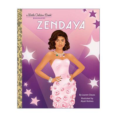 英文原版 Zendaya Little Golden Book Biographies 赞达亚·科尔曼传记 电影沙丘 蜘蛛侠 兰登书屋精装小金书 进口英语原版书籍