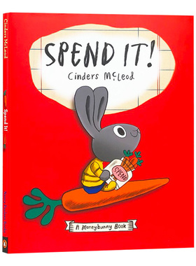 小兔子学花钱 Spend It A Moneybunny Book 英文原版 小兔子学花钱系列精装 孩子的财商启蒙绘本 理财好习惯培养成早教图画书