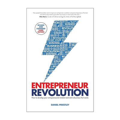 英文原版 Entrepreneur Revolution 创业革命 如何培养创业思维并开启成功创业之路 英文版 进口英语原版书籍