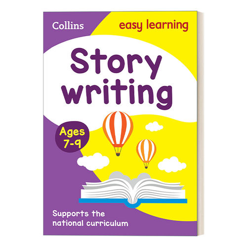 英文原版 Collins Easy Learning KS1Story Writing Activity Book Ages7-9 柯林斯轻松学小学英语故事创作练习册7-9岁 进口英语书