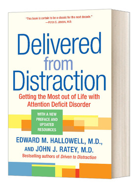 英文原版 Delivered From Distraction 分心也有好人生 英文版 进口英语原版书籍