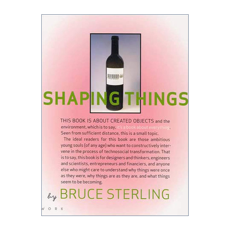 英文原版 Shaping Things The MIT Press 塑造事物 科学技术历史 差分机作者Bruce Sterling 英文版 进口英语原版书籍