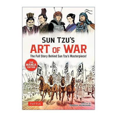 英文原版 Sun Tzu's Art of War 孙子兵法 漫画版 孙子杰作背后的完整故事 英文版 进口英语原版书籍