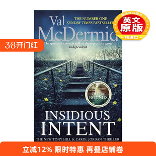 英文原版 Insidious Intent 同名影视小说心理追凶阴险意图 侦探推理悬疑犯罪 Val McDermid 英文版 进口英语原版书籍