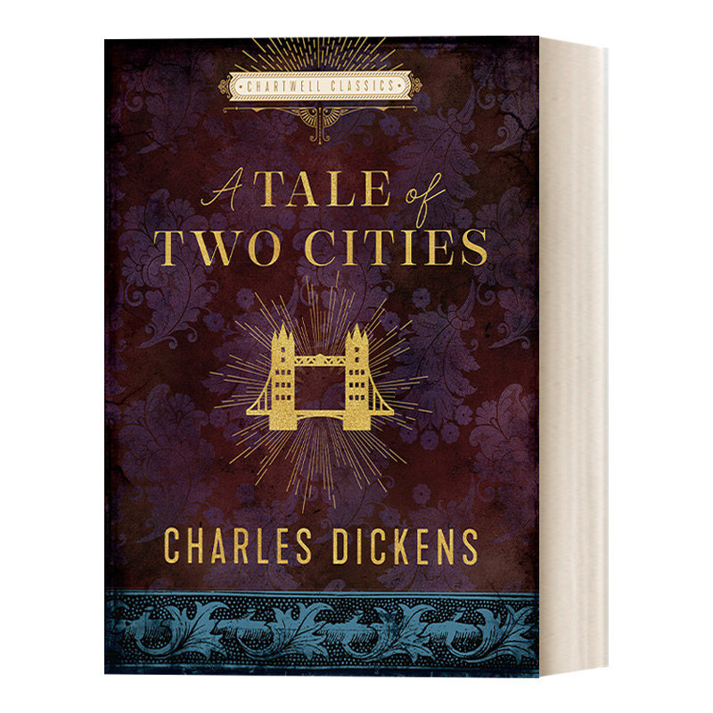 英文原版 A Tale of Two Cities 双城记 狄更斯 查特威尔经典系列 精装 英文版 进口英语原版书籍