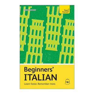 意大利语学习入门指南 附免费音频资源 Teach 原版 进口原版 Italian Yourself 书籍 Beginners’