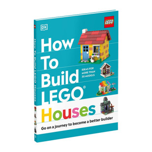 儿童动手能力培养 How Houses 英文原版 DK百科书 进口英语原版 Build 英文版 书籍 LEGO 搭建指南 如何搭建乐高房子