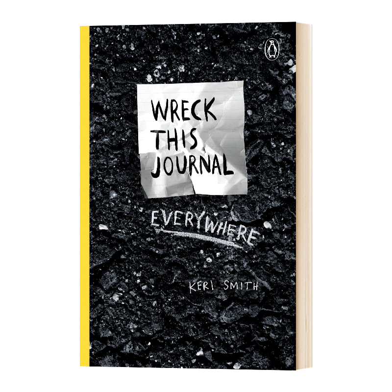 英文原版 wreck this journal everywhere 做了这本书 创新从破坏开始