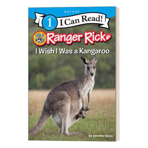 英文原版 Ranger Rick I Wish I Was a Kangaroo I Can Read Level 1 我希望我是一只袋鼠 I Can Read分级阅读 英文版 进口英语书