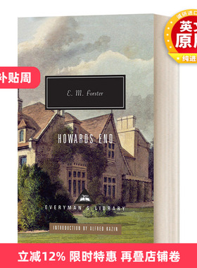 英文原版 Howards End 霍华德庄园 E.M.福斯特 Everyman精装版 英文版 进口英语原版书籍