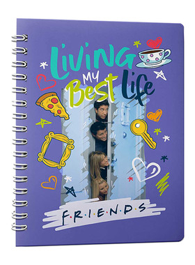 英文原版 精装 Friends 12-Month Undated Planner 老友记 手帐笔记本 12个月计划日程 英文版 进口英语原版书籍