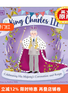 英文原版 King Charles III Celebrating His Majesty's Coronation and Reign 英国查理三世国王 英文版 进口英语原版书籍