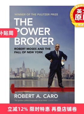 英文原版 The Power Broker 成为官僚 罗伯特·A·卡洛 普利策奖小说 英文版 进口英语原版书籍