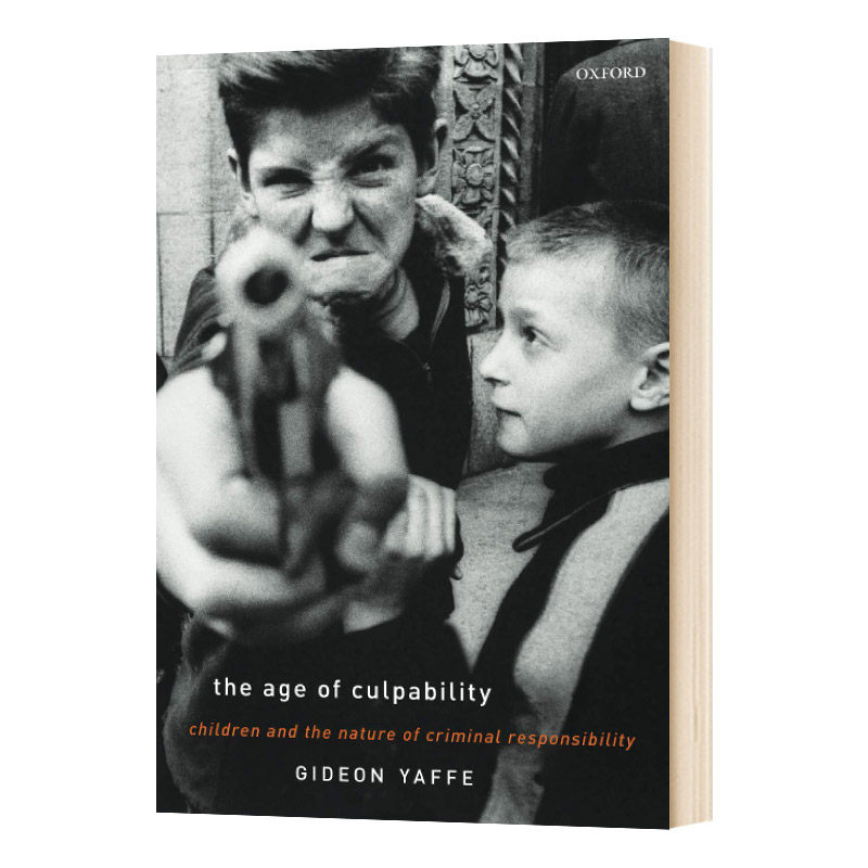 英文原版 The Age of Culpability 罪责时代 儿童与刑事责任的性质 英文版 进口英语书籍