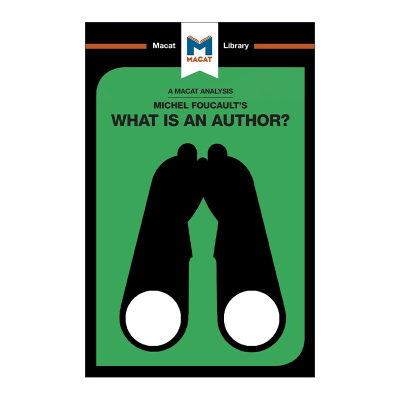 英文原版 Michel Foucault's What is an Author 米歇尔福柯 什么是作者 MACAT解读系列 英文版 进口英语原版书籍