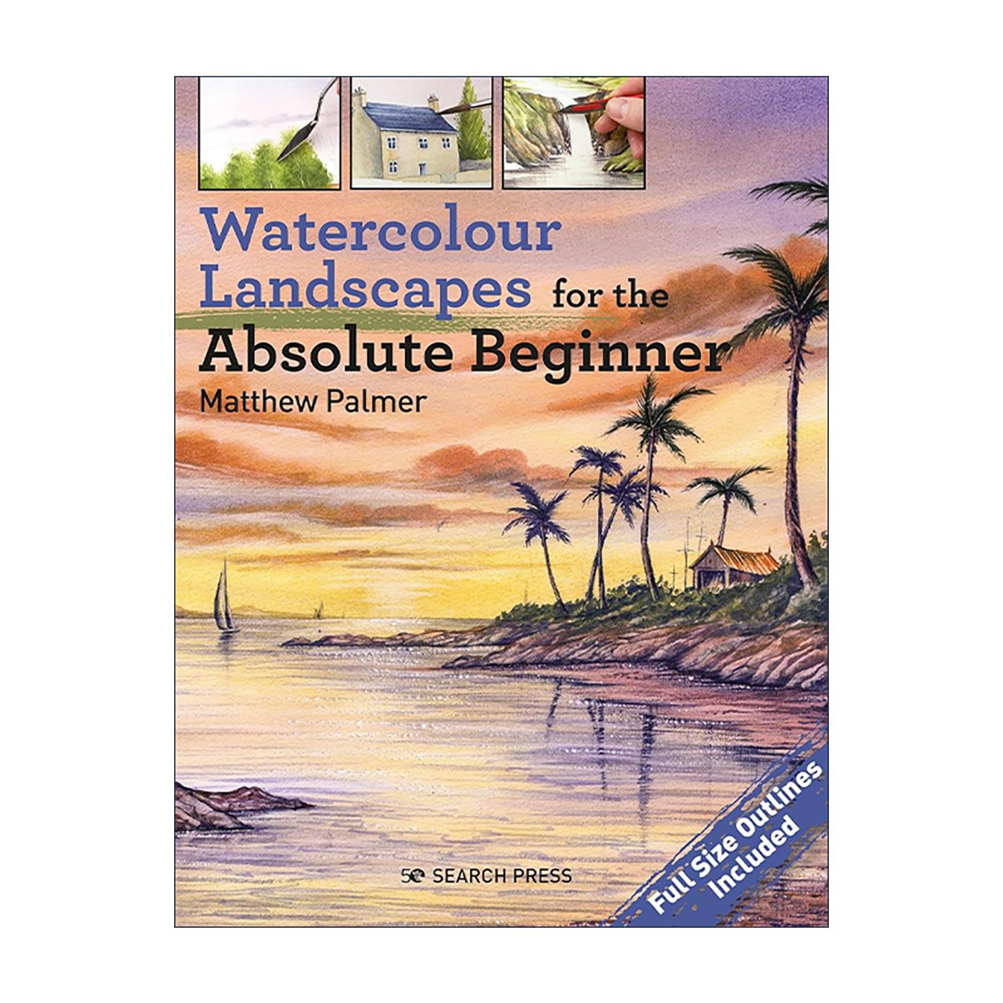 英文原版 Watercolour Landscapes for the Absolute Beginner 零基础水彩风景从入门到精通 英国名师马修?帕尔默 新手自学水彩书