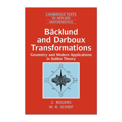 英文原版 Backlund and Darboux Transformations B?cklund变换和Darboux变换 几何与孤立子理论中的应用 英文版 进口英语原版书