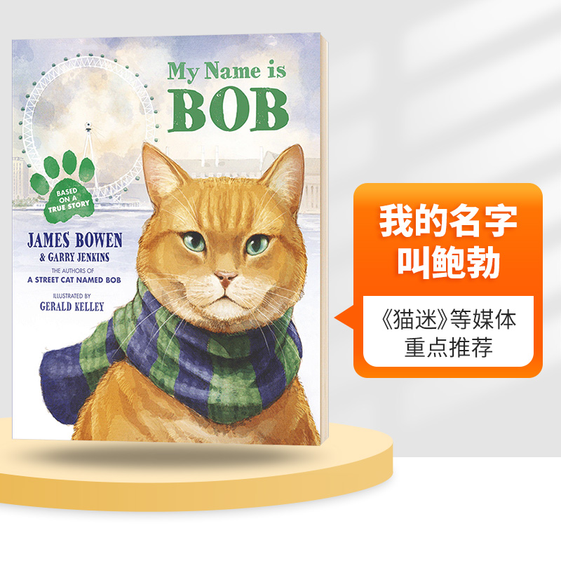 英文原版流浪猫鲍勃流浪