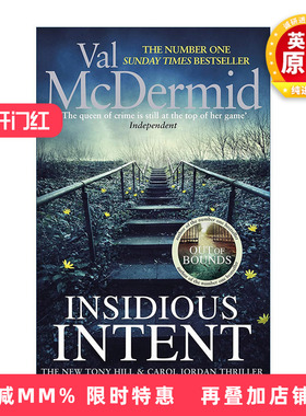 英文原版 Insidious Intent 同名影视小说心理追凶阴险意图 侦探推理悬疑犯罪 Val McDermid 英文版 进口英语原版书籍