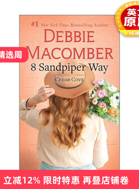 英文原版 8 Sandpiper Way 雪松湾影视原著系列 女性小说 纽约时报畅销书作家黛比·马科伯 英文版 进口英语原版书籍