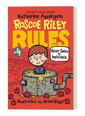 英文原版 Roscoe Riley Rules #4 Never Swim in Applesauce 罗斯科莱利规则4 英文版 章节桥梁书 进口英语原版书籍