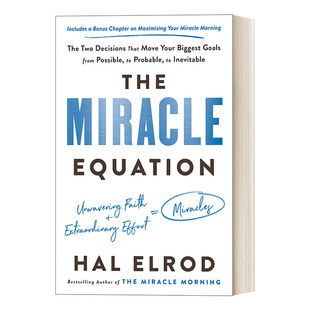 Equation 书 进口英语原版 个人成长 The Miracle Hal 两个决定 奇迹方程式 英文版 英文原版 将您 Elrod 最大目标从可能变为可能