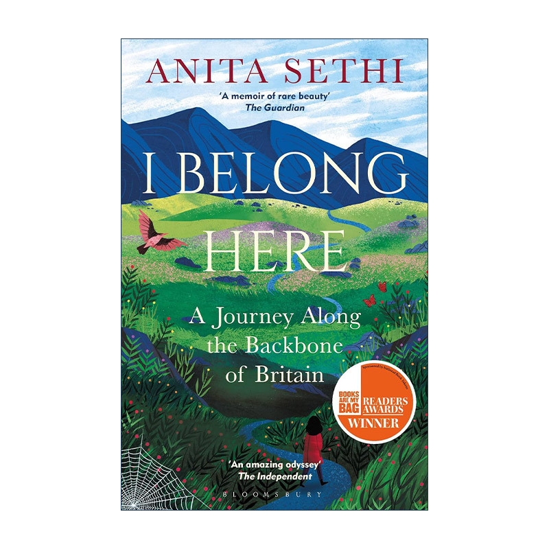 英文原版 I Belong Here 我属于这里 一场沿着英国脊梁的旅程 拉丁裔女作家Anita Sethi旅记 英文版 进口英语原版书籍