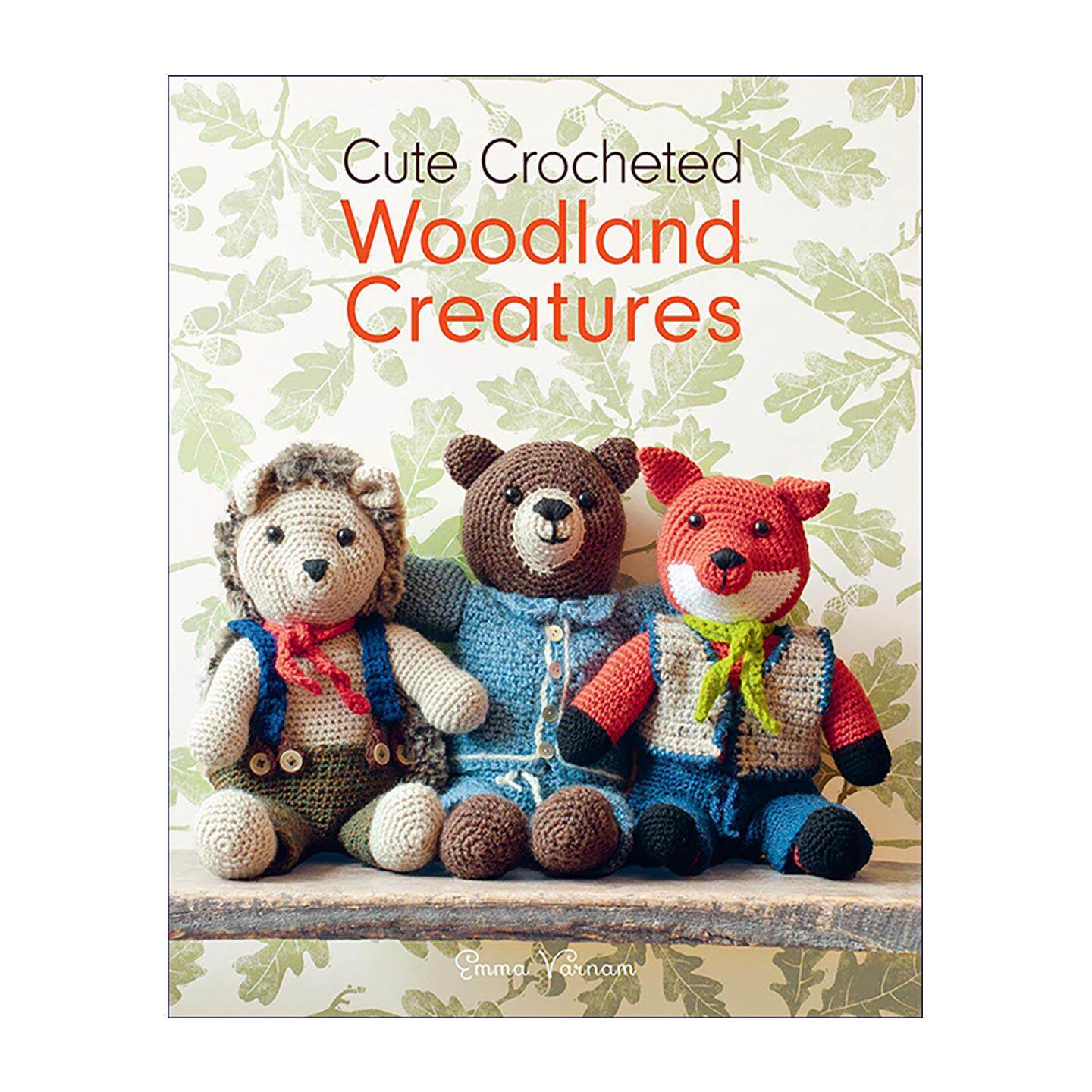 英文原版 Cute Crocheted Woodland Creatures 林间萌兽 10款可换装森林小动物钩针教程 Emma Varnam 英文版 进口英语原版书籍