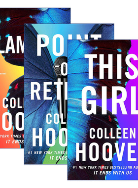 英文原版小说 Slammed/Point Of Retreat/This Girl 因为深爱 所以放手3册 科林胡佛 Colleen Hoover 英文版 进口英语原版书籍