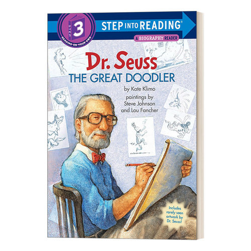 英文原版 Step into Reading 3 Dr. Seuss the Great Doodler 伟大的涂鸦 英文版 进口英语原版书籍