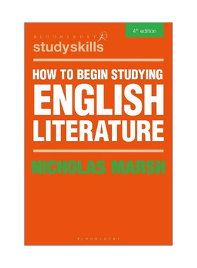 英文原版 How to Begin Studying English Literature 如何研究英国文学 Nicholas Marsh 大学生文学学习指南 进口英语原版书籍