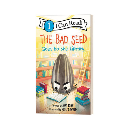 英文原版 The Bad Seed Goes to the Library I Can Read Level 1 坏种子去图书馆 I Can Read分级读物 英文版 进口英语原版书籍