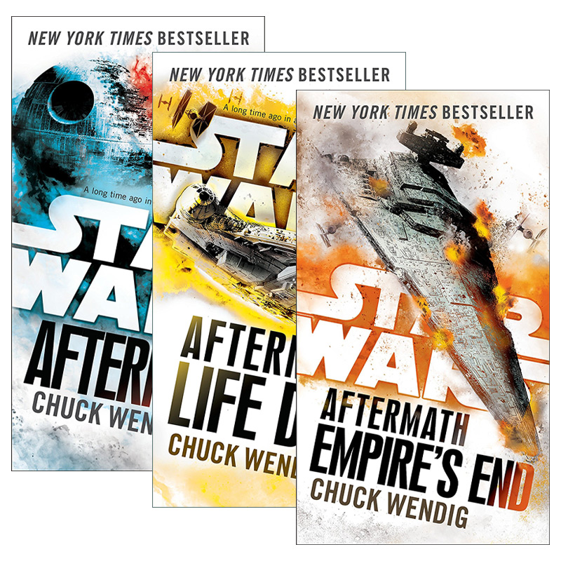 英文原版 Aftermath Star Wars 星球大战 余波系列1-3册 科幻小说 Chuck Wendig 英文版 进口英语原版书籍