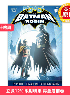 英文原版 Batman and Robin by Peter J. Tomasi and Patrick Gleason Book Two 蝙蝠侠与罗宾 卷二 DC漫画 进口英语原版书籍