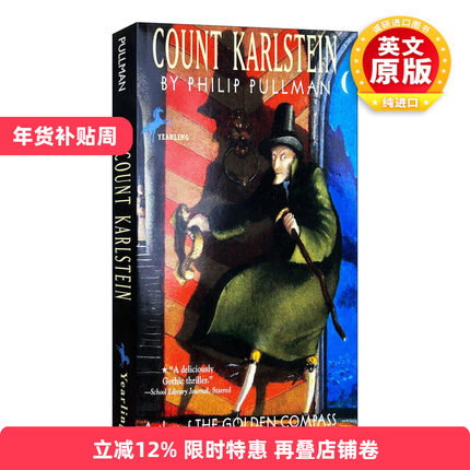 英文原版 Count Karlstein 卡斯坦伯爵 儿童幽默恐怖故事小说 黑暗物质三部曲作者Philip Pullman 英文版 进口英语原版书籍