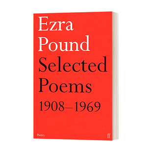 英文原版 Selected Poems 1908-1969 埃兹拉·庞德诗选 1908-1969 英文版 进口英语原版书籍