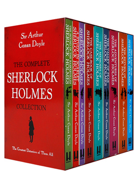 英文原版 The Complete Sherlock Holmes Collection 福尔摩斯探案全集9本盒装 英文版 进口英语原版书籍