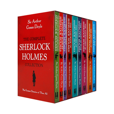 英文原版 The Complete Sherlock Holmes Collection 福尔摩斯探案全集9本盒装 英文版 进口英语原版书籍
