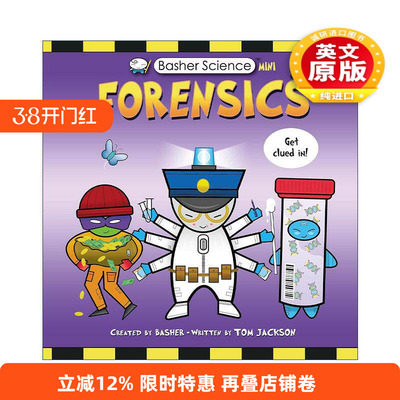 英文原版 Basher Science Mini Forensics 巴舍 酷酷的科学之法医 英文版 进口英语原版书籍