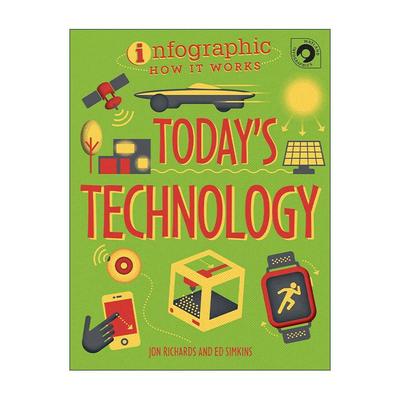 英文原版 Infographic How It Works Today's Technology 信息图系列 今天的技术是如何运转的 英文版 进口英语原版书籍