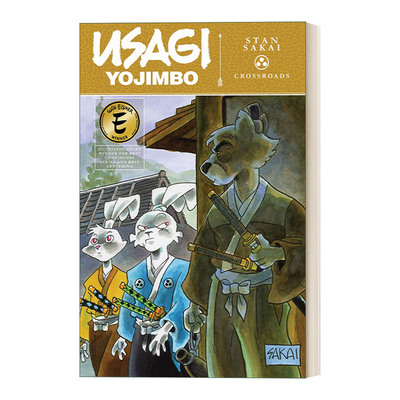 英文原版 Usagi Yojimbo Crossroads 兔子武士 十字路口 Stan Sakai坂井正彦 IDW漫画 英文版 进口英语原版书籍