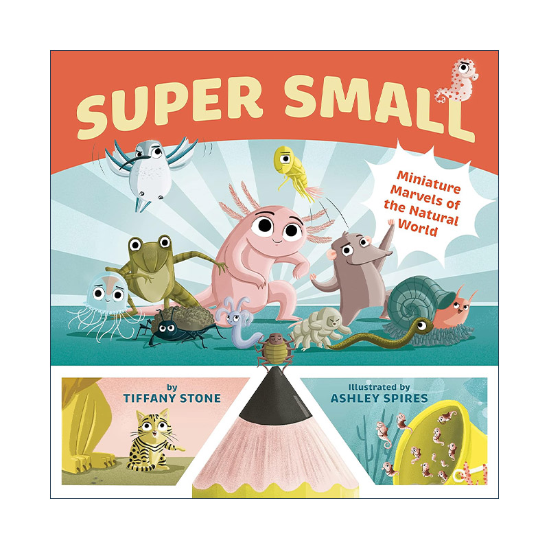 英文原版 Super Small 自然界的微型奇迹 儿童精装科普百科绘本 了不起的杰作作者Ashley Spires 英文版 进口英语原版书籍