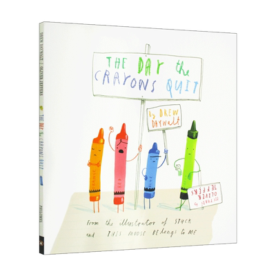 英文原版绘本 The Day The Crayons Quit 小蜡笔大罢工 英文版 Oliver Jeffers儿童全英语书