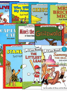 英文原版 汪培珽书单第一阶段 I Can Read分级阅读 10册 Syd Hoff 少儿英语绘本 英文版 进口英语原版书籍